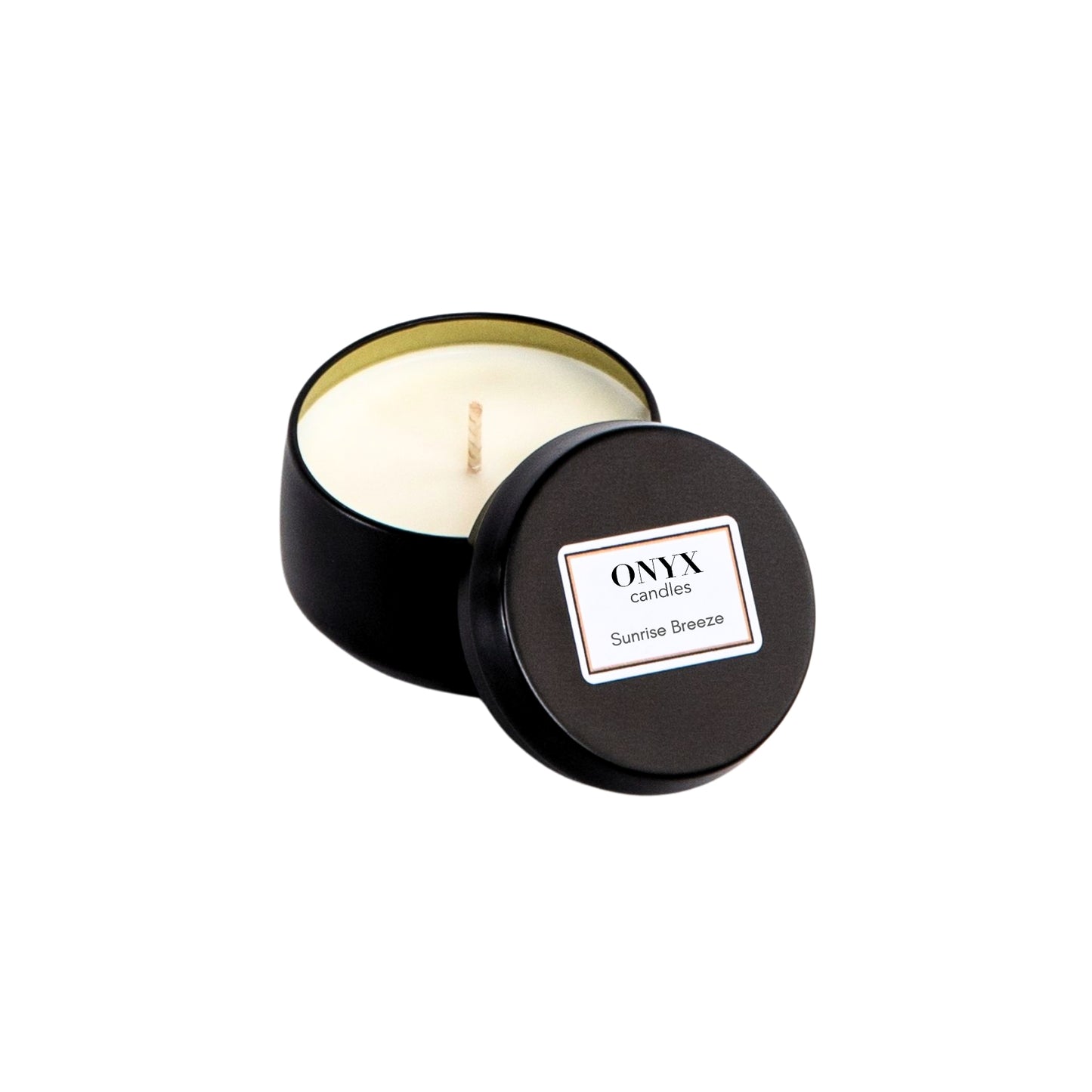 Sunrise Breeze 4oz matte black tin option