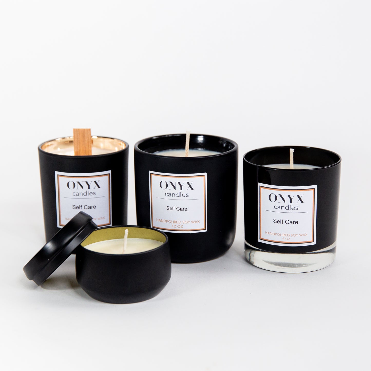 Self Care scented candles in 4 size options